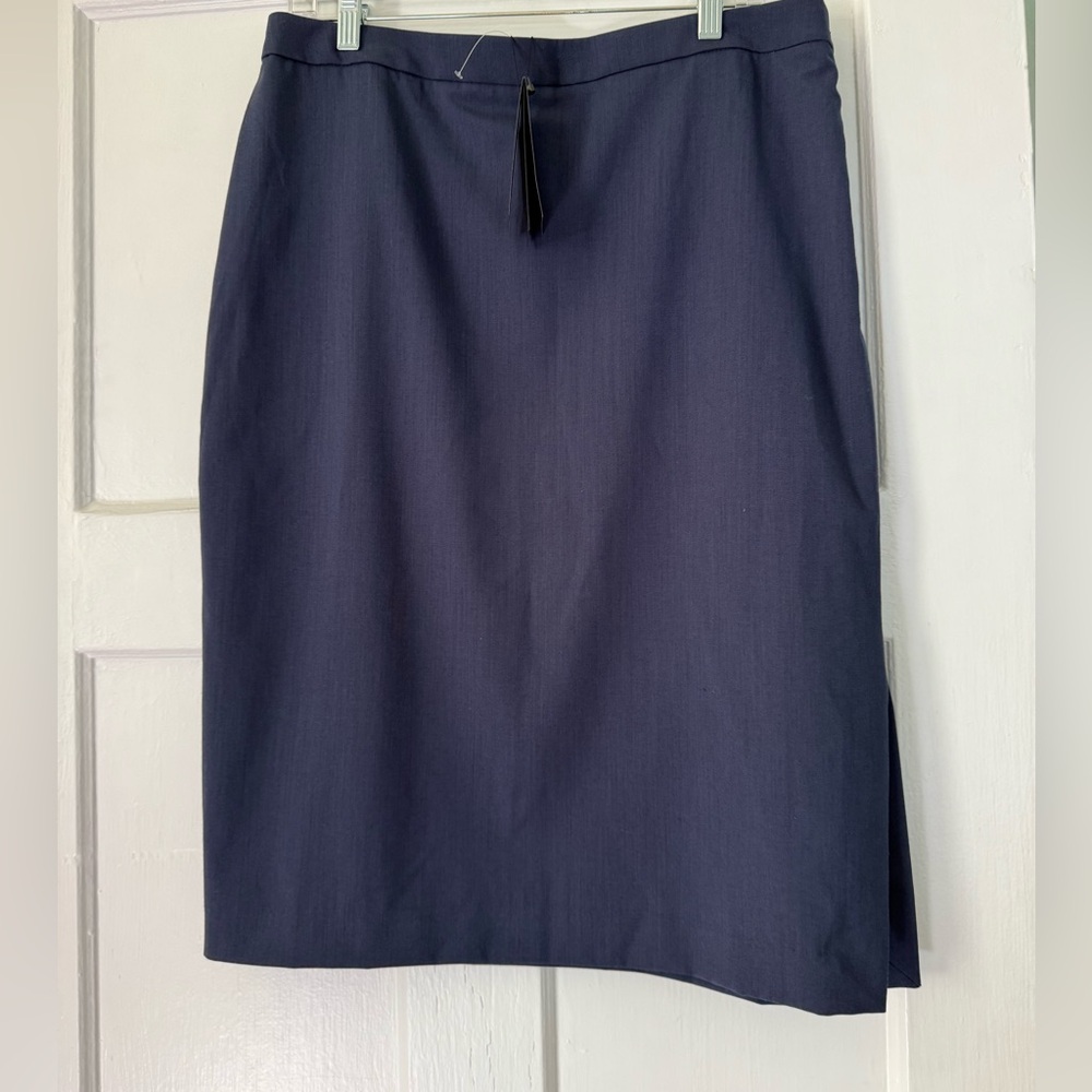NWT Banana Republic machine washable Italian wool skirt 14